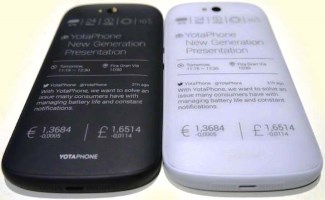 YotaPhone-2 в тёмно-сером и белом вариантах дизайнае