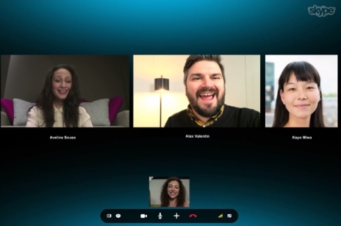 Skype - групповая видеосвязь