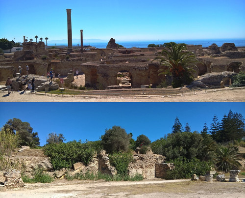 Руины карфагенских построек. Тунис