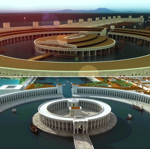 Реконструкция гавани Карфагена 3D