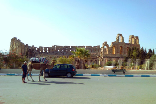 Вид наамфитеатр Гордиана в Эль-Джеме