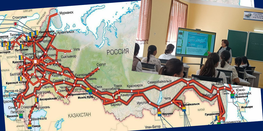 День российского железнодорожника отметили в школах Узбекистана