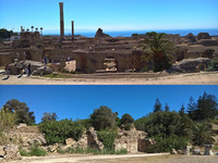 Руины карфагенских построек. Тунис
