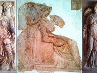 Барельефы в музее Карфагена, Тунис