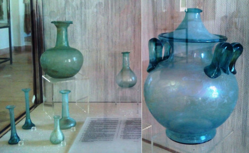 Стеклянная посуда в музее Карфагена