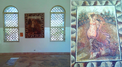 Мозаичное панно в музее Карфагена изображает богиню плодородия