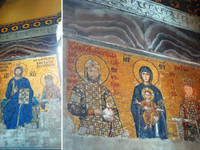 Римская христианская роспись лучше сохранилась на верхнем ярусе