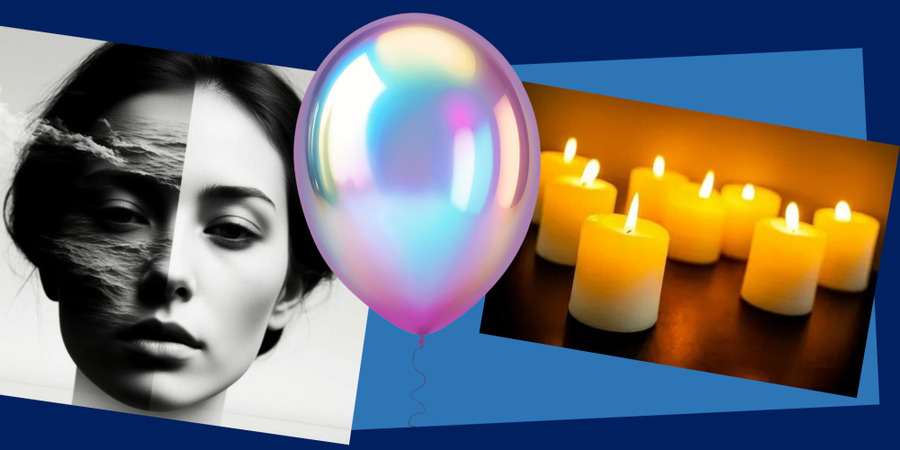 Воздушный шарик и семь свечей