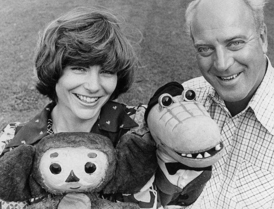 Агнета Больме Бёрьефорс и Стен Карлберг со своими персонажами Агнета Больме Бёрьефорс и Стен Карлберг со своими персонажами